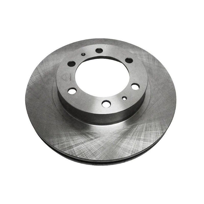 Rotor à disque de frein avant en fonte de fer gris 43512-0k090 Pour Toyota Hilux Vigo Kun26